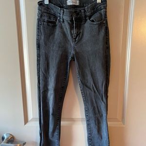 Madewell black skinny jeans